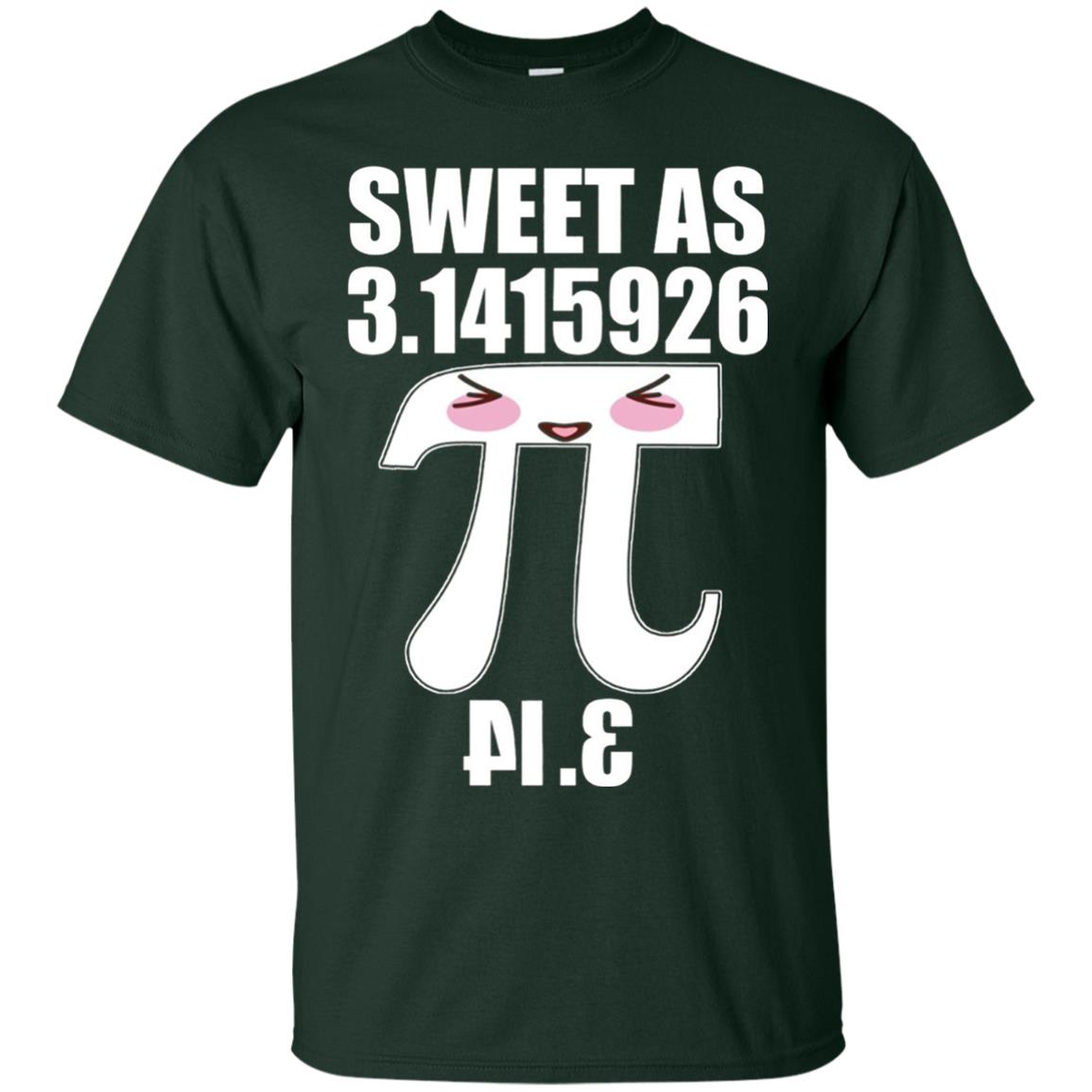 Pi Day Sweet As Pie Funny Geek Mathematics Day Tshirt Forest