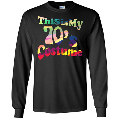 70s Halloween Costume 70s T-shirt For Women Men Girls Black
