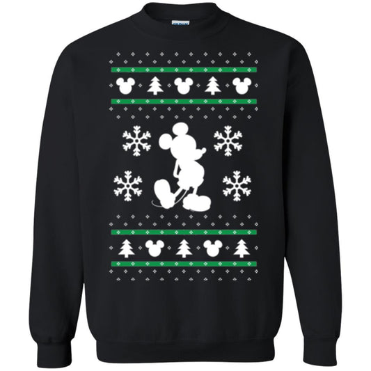 Christmas T-shirt Mickey Mouse Black