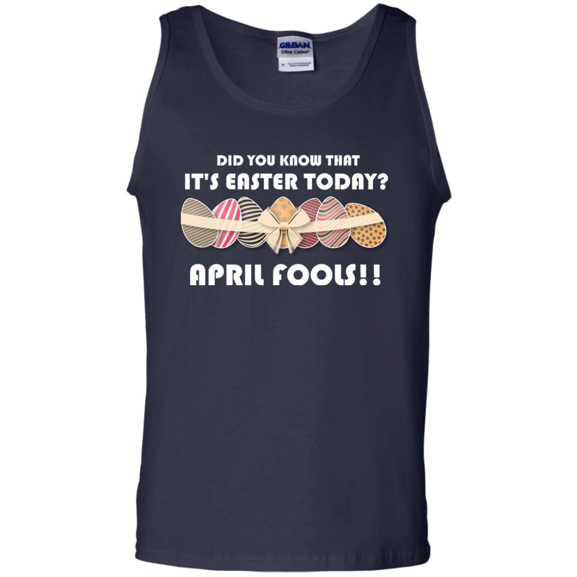 Did You Know That It_s Easter Today April Fools Easter Holiday T-shirt Navy