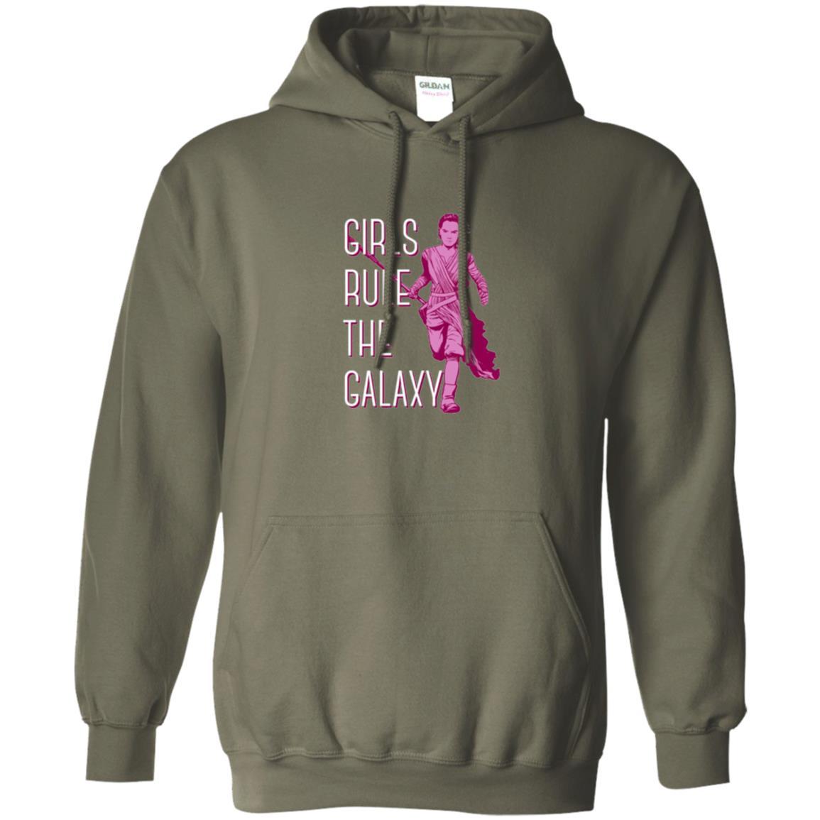 Film T-shirt Girls Rule The Galaxy T-shirt Military Green