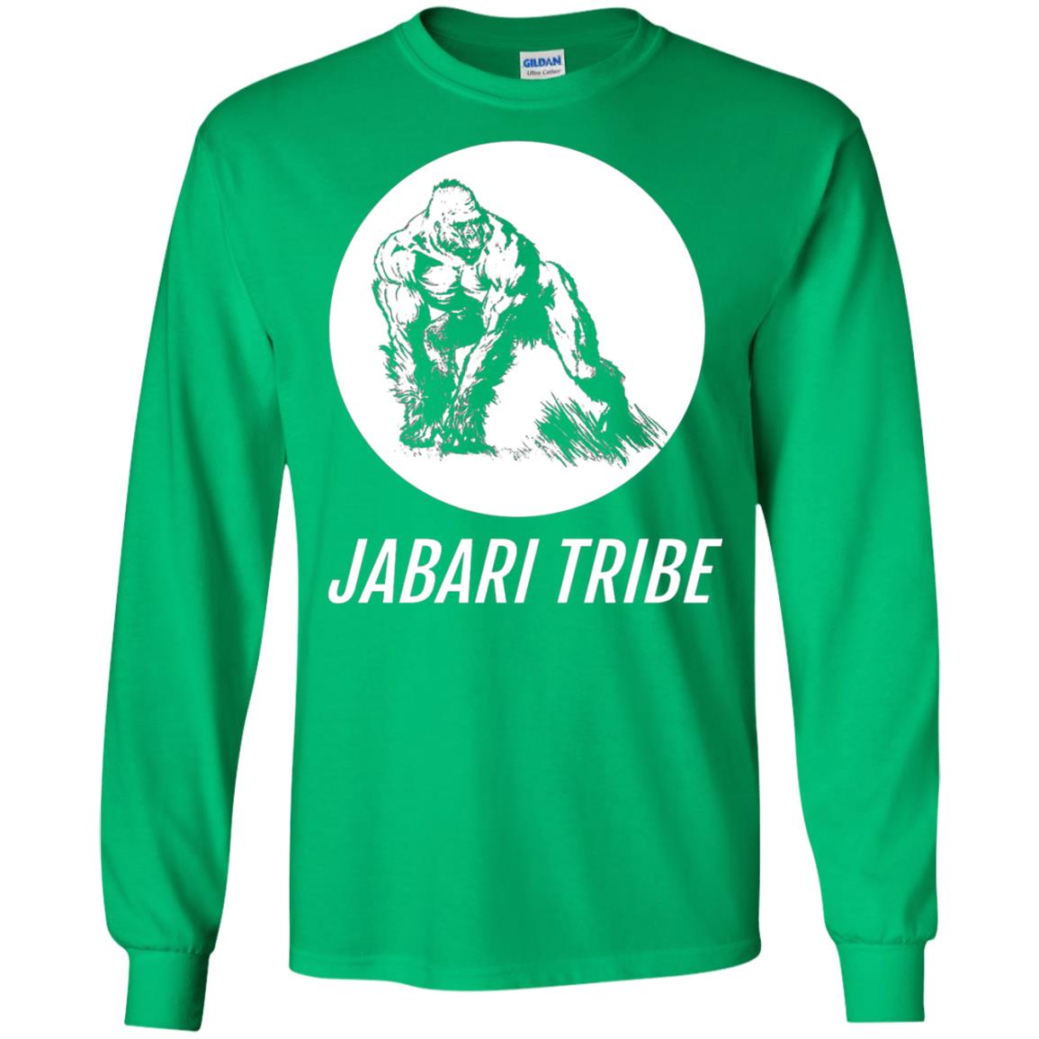 Jabari Tribe White Gorilla T-shirt Irish Green