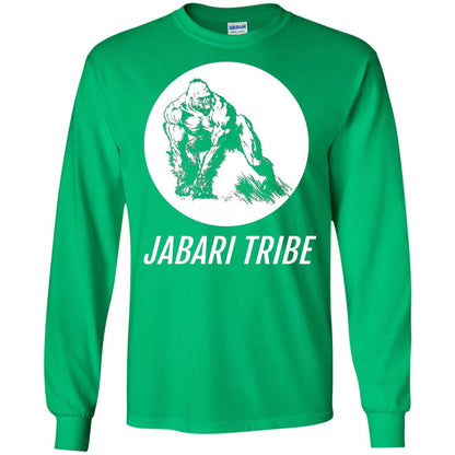 Jabari Tribe White Gorilla T-shirt Irish Green
