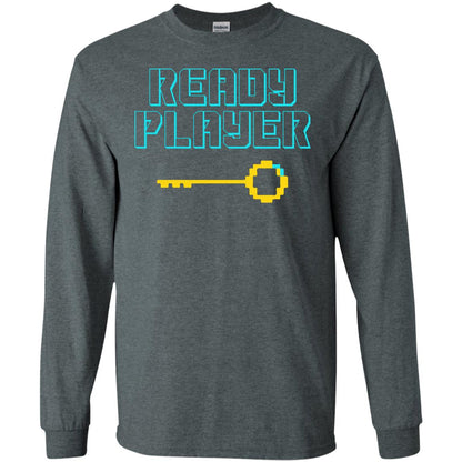 Ready Player Gamer T-shirt Dark Heather