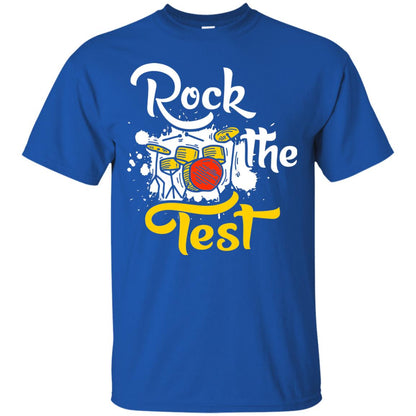 Musical Finals T-shirt Rock The Test Royal