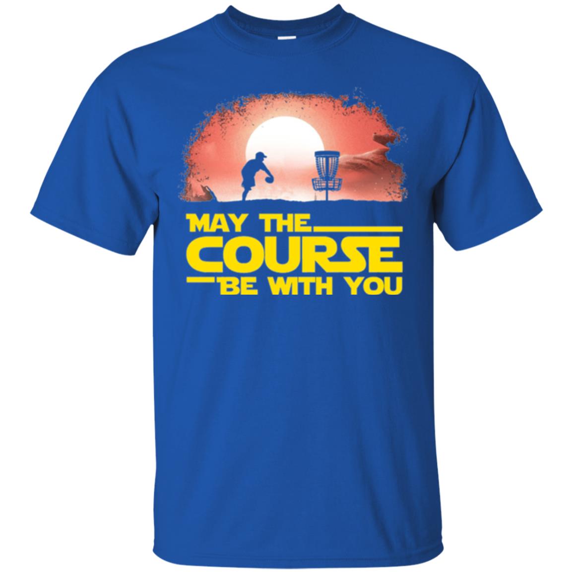 May The Course Be With You T-shirt Royal