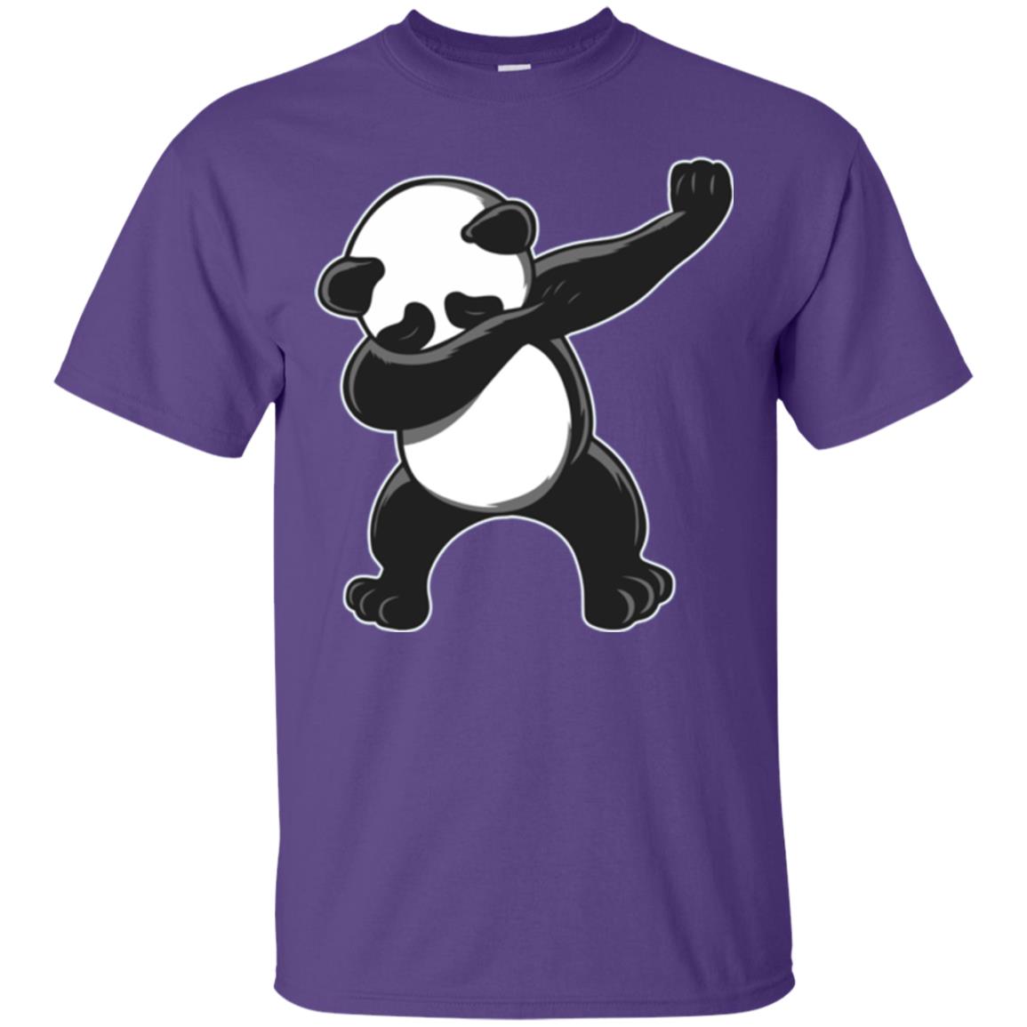 Funny Panda Dab T-shirt Cute Dabbing Panda Purple