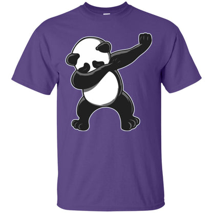 Funny Panda Dab T-shirt Cute Dabbing Panda Purple