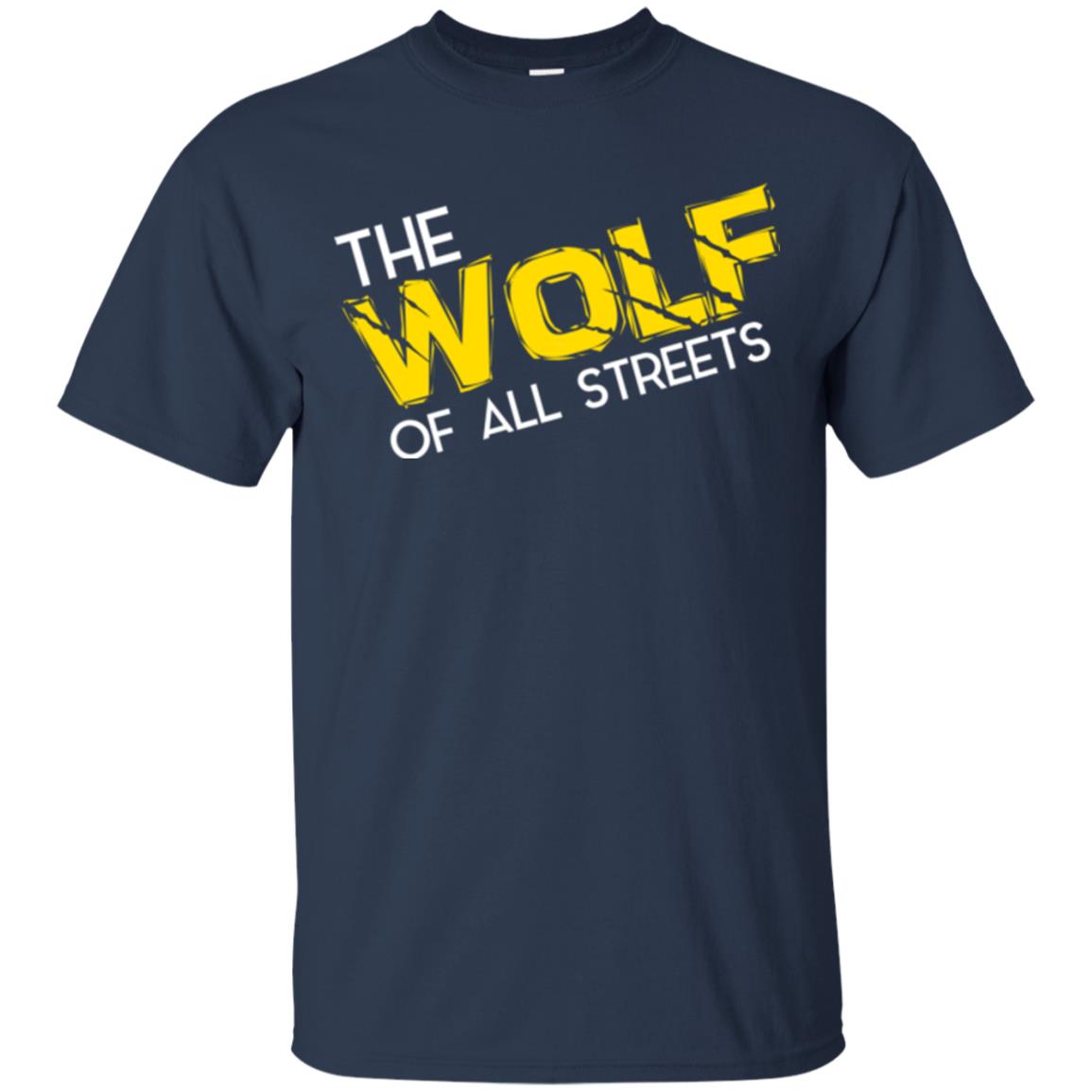 Wolf Lover T-shirt The Wolf Of All Streets Navy