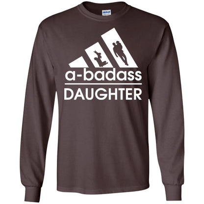 A Badass Daughter Shirt Dark Chocolate