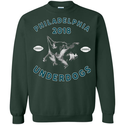 Dog Lover T-shirt Philly Philadelphia Underdogs Lii Game Day Forest Green