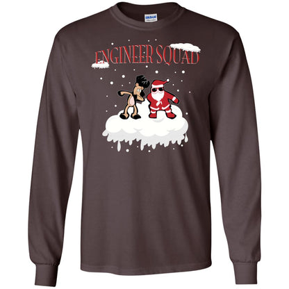 Engineer Squad Engineering X-mas Gift Shirt Dark Chocolate