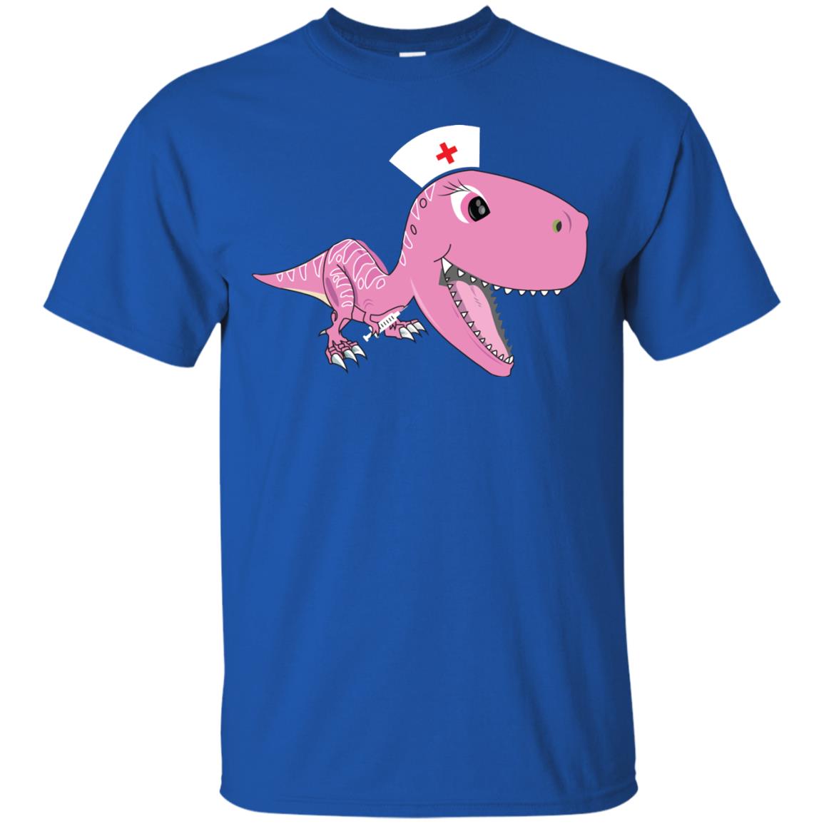 Dinosau-nurse Dinosaurus Nursing Shirt Royal