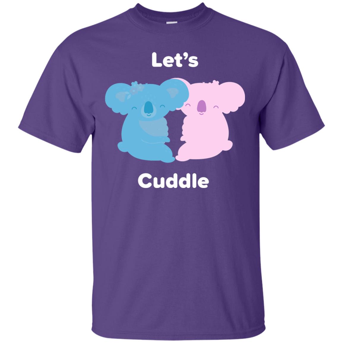 Lets Cuddle Koala Bear T-shirt Purple