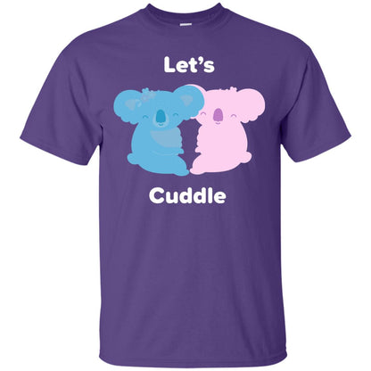Lets Cuddle Koala Bear T-shirt Purple