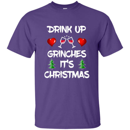 Christmas T-shirt Drink Up Grinches It_s Christmas Purple