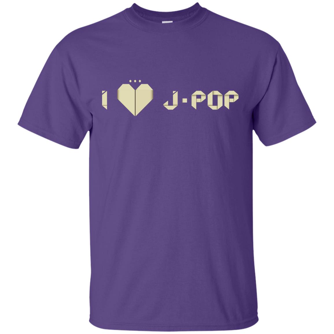 I Love J-pop T-shirt Purple