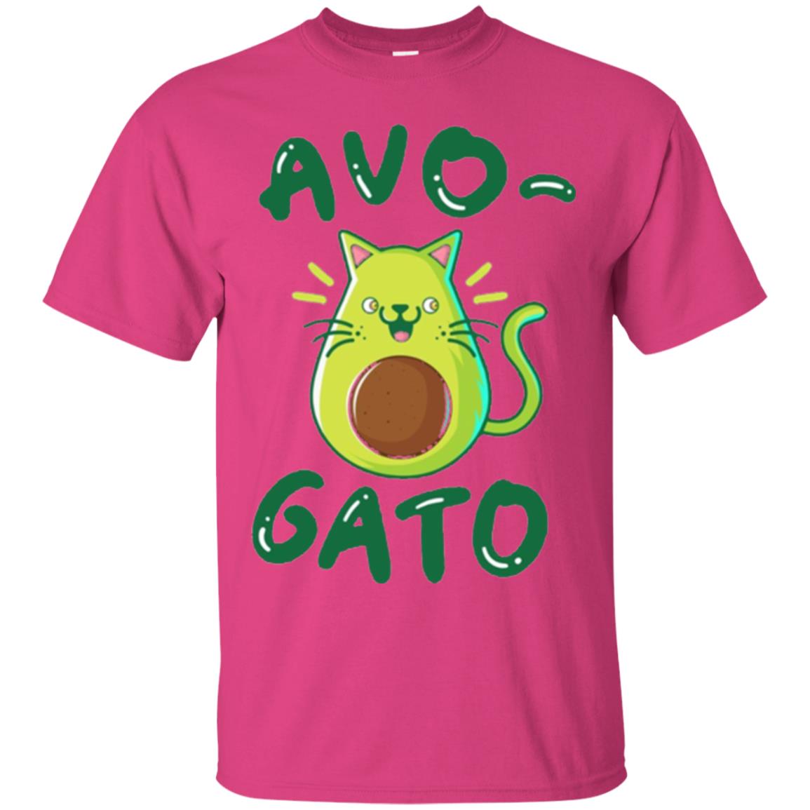 Cat Lovers T-shirt Avocado Avogato Heliconia