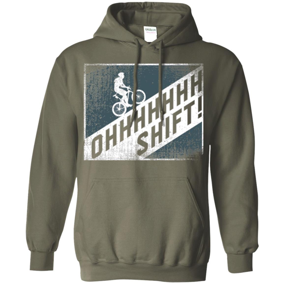 Cyclist T-shirt Oh Shift Military Green