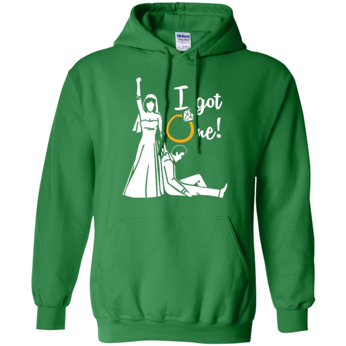 Just Married T-shirt I Got One - Funny Gift For Bride Irish Green