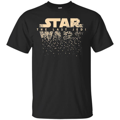 Star Wars Last Jedi Disintegrated Logo Graphic T-shirt Black