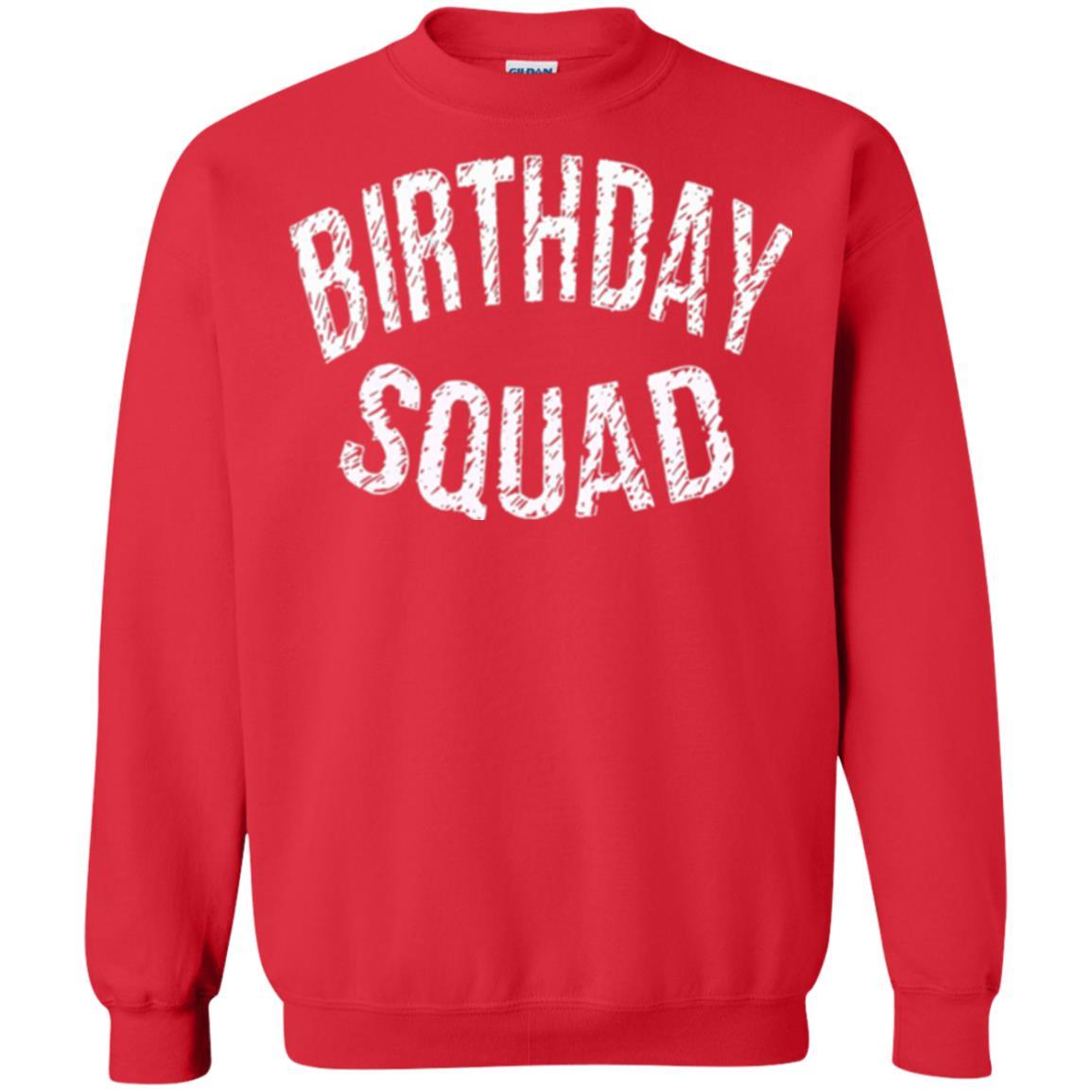 Birthday Squad T-shirt Red