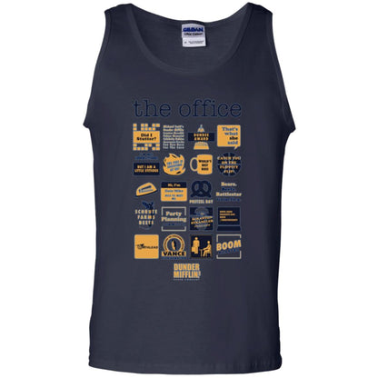 The Office Quote Mash-up Funny Official T-shirt Navy