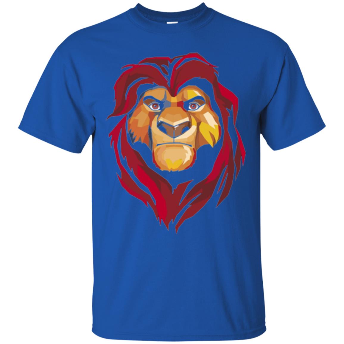 Cartoon Lover T-shirt Lion King Mufasa Geometrics Graphic Royal