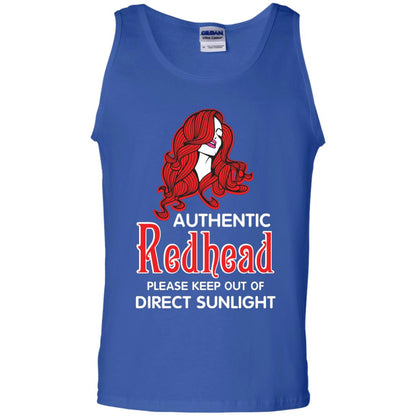 Authentic Redhead Please Keep Out Of Direct Sunlight Cool Redhead Gift Shirt For Girls Royal