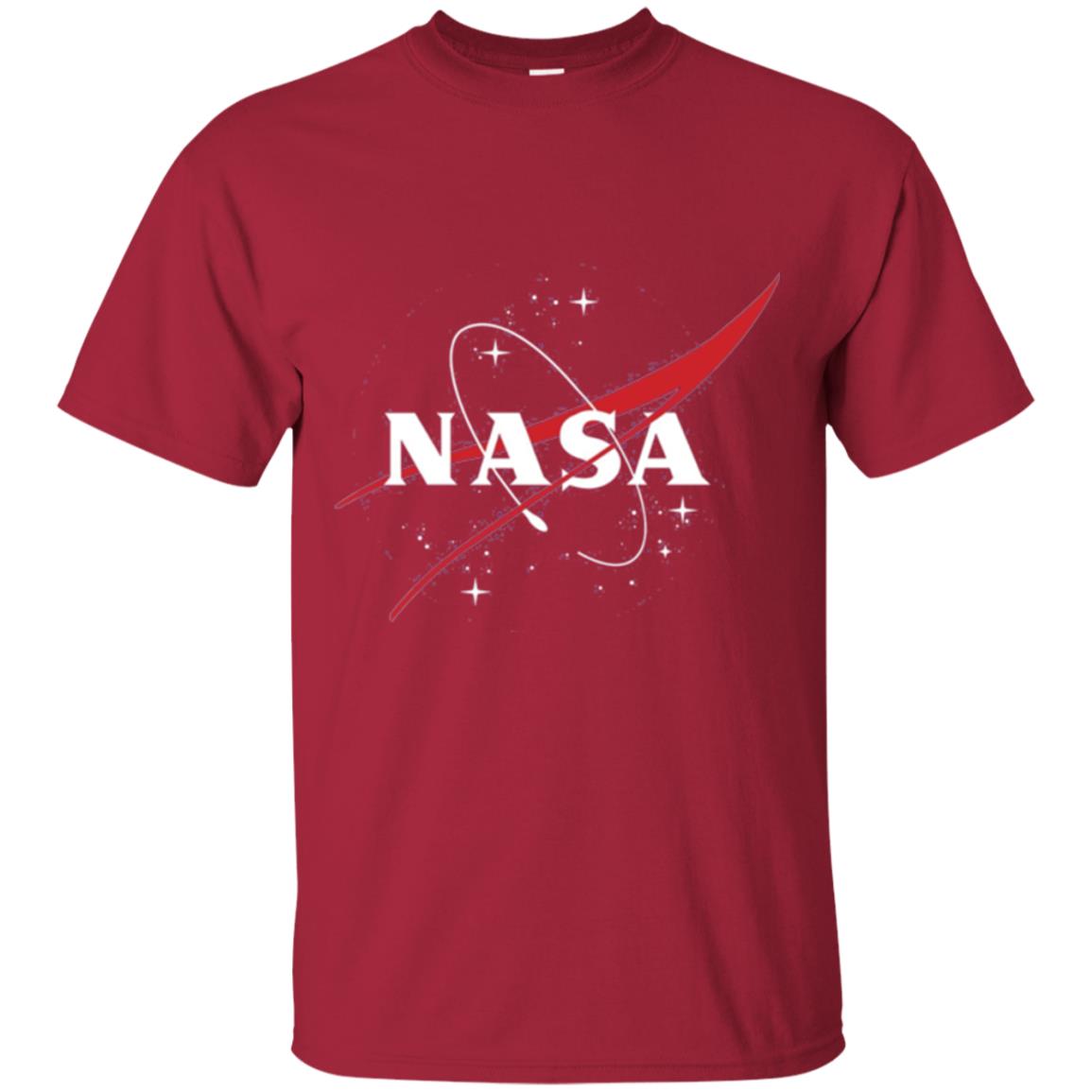 Nasa Full Blue Logo Graphic T-shirt Cardinal
