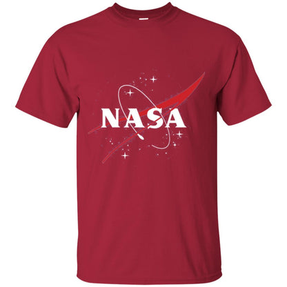 Nasa Full Blue Logo Graphic T-shirt Cardinal