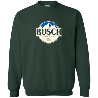Beer Lovers T-shirt Busch Beer Forest Green