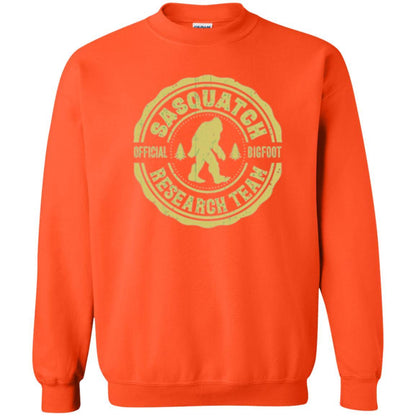 Squatchin Gone T-shirt Finding Sasquatch Bigfoot Research Team Orange