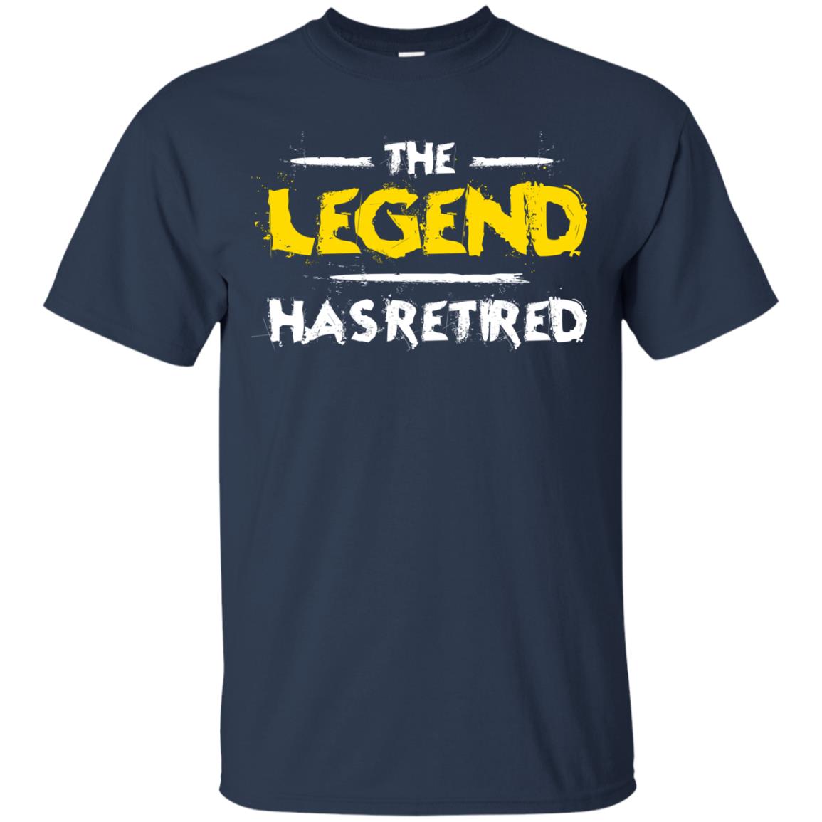 Retirement T-shirt The Legend Has Retired Navy