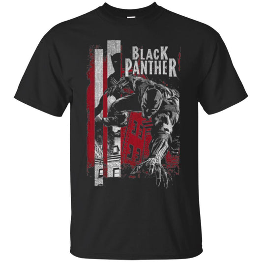 Film T-shirt Panther Lurk Graphic T-shirt Black