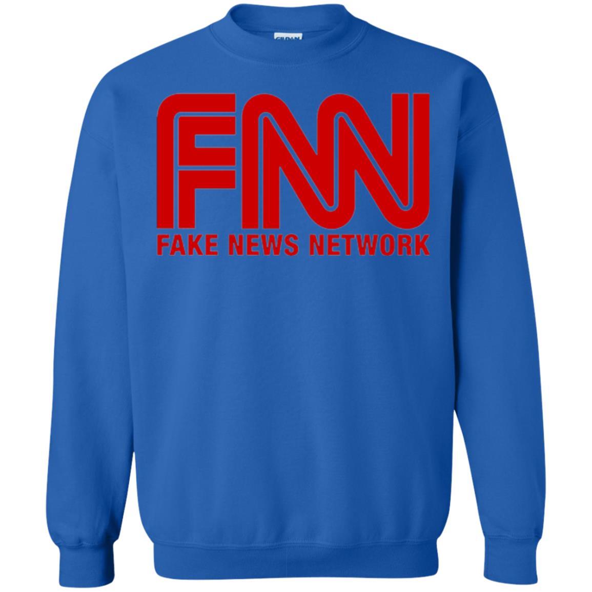Anti Trump T-shirt Fnn Fake News Network T-shirt Royal