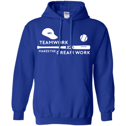 Baseball T-shirt Teamwork Makes The Dream Work Royal