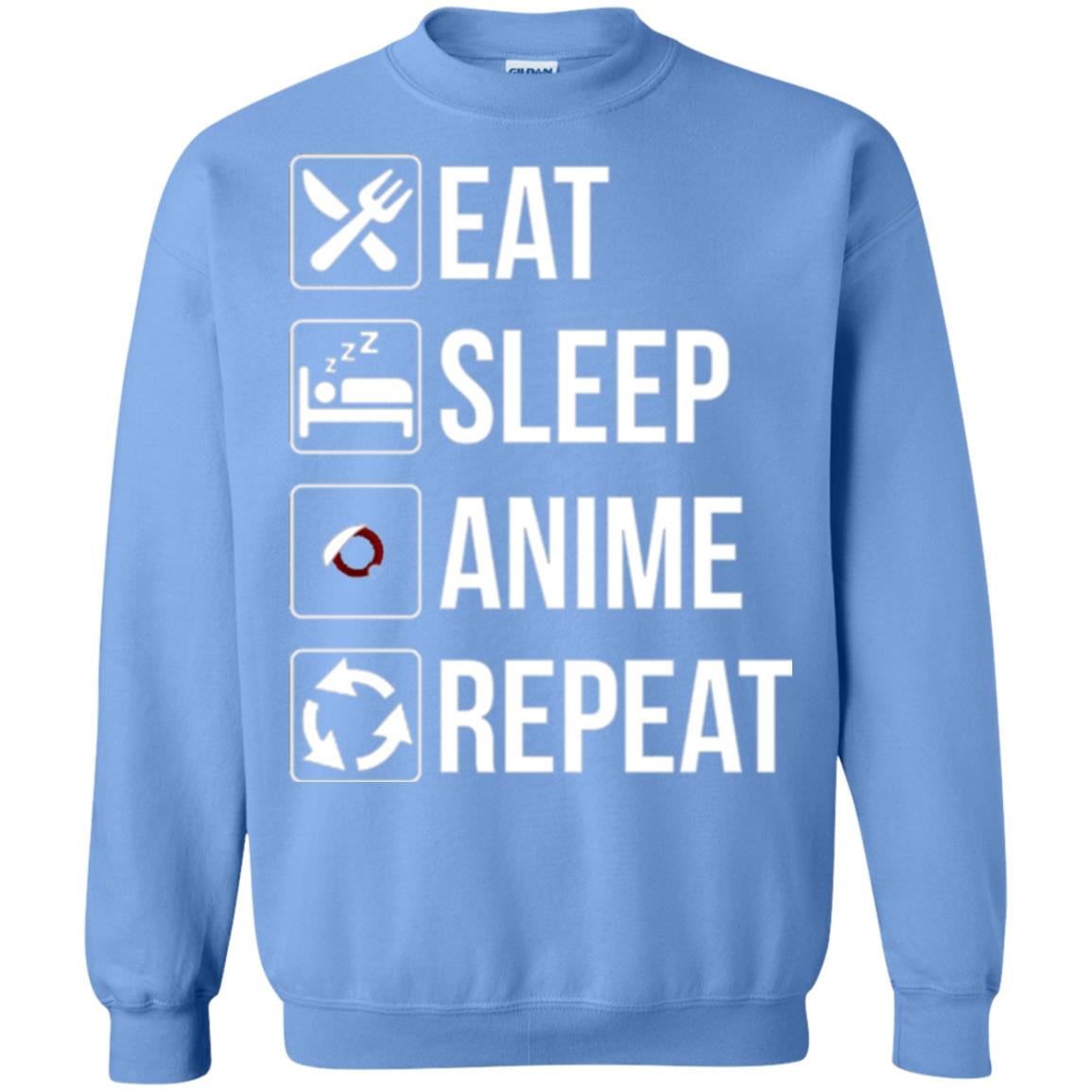 Anime Lovers T-shirt Eat Sleep Anime Repeat