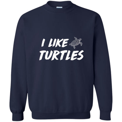 Turtle Lover T-shirt I Like Turtles Navy