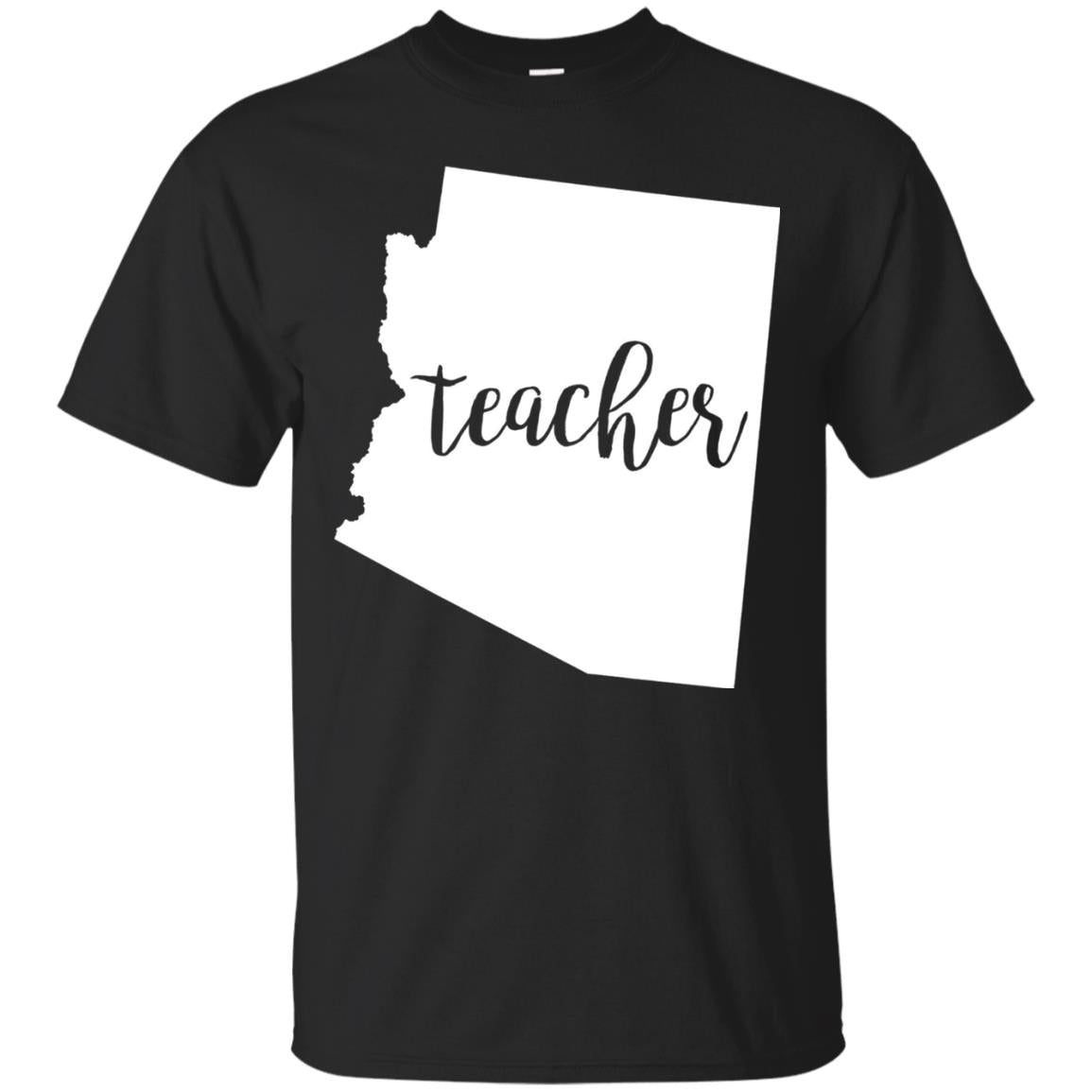 Arizona Teacher Home State Back To School Shirt Black