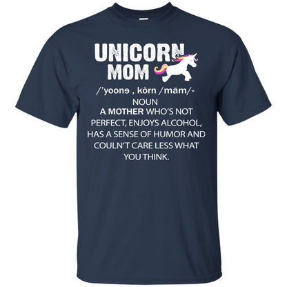 Unicorn Mom Shirt Navy