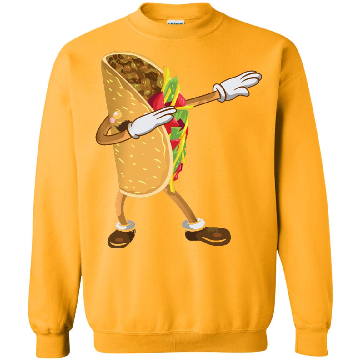 Dabbing Taco Shirt Funny Cinco De Mayo 2018 Gold