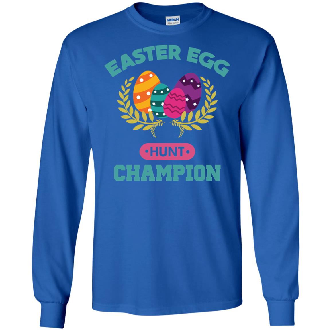 Easter Egg Hunt Champion Easter Day T-shirt Royal