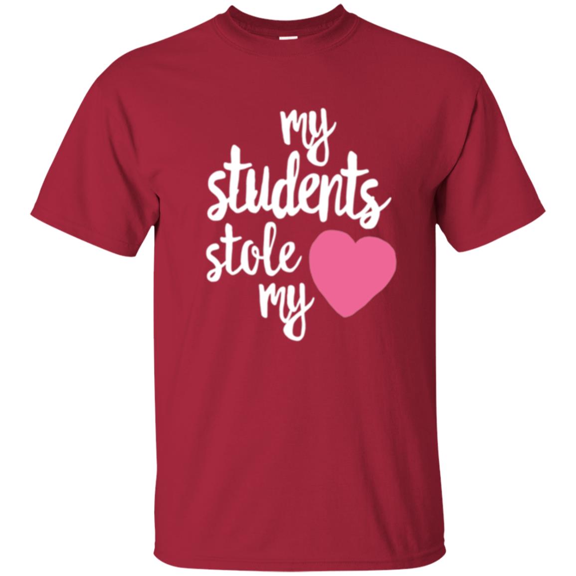 Valentine_s Day T-shirt My Students Stole My Heart Cardinal