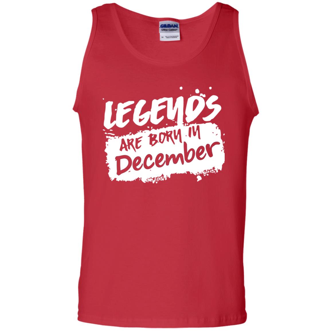 December Birthday Shirt Legends Are Born In December Red
