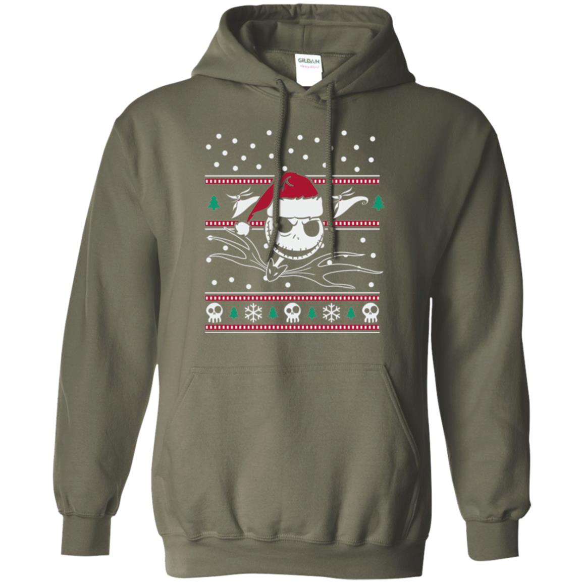 Disney Nightmare Before Christmas Holiday Christmas T-shirt Military Green