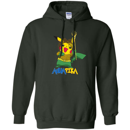 Aquapika Aquaman Piakachu Fan Shirt Forest Green