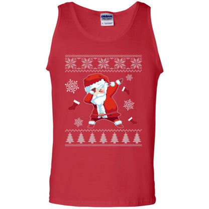 Christmas T-shirt Dabbing Santa Claus Red