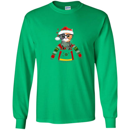 Cat Lovers T-shirt Meowy Christmas Irish Green