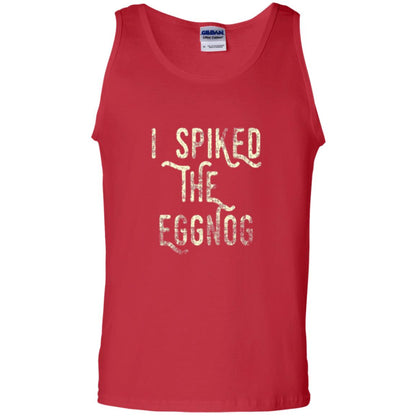 Holidays T-shirt I Spiked The Eggnog Red